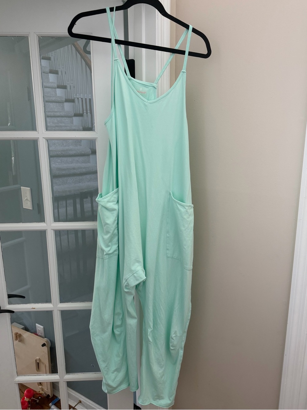 Free People FP movement hotshot onesie aqua